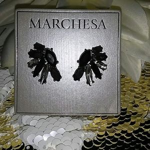 COPY - MARCHESA Button earrings. Regal earrings.